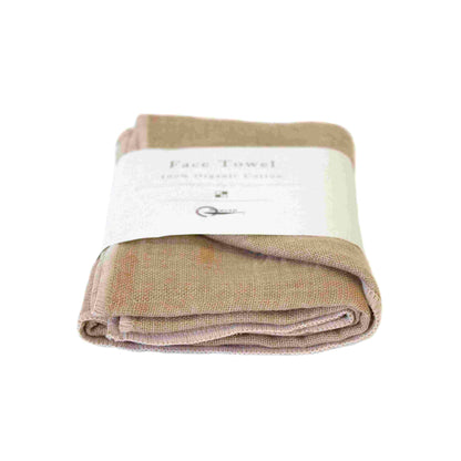 Toallas faciales de alta absorción - Orgánicas: Marfil / 35cmx35cm
