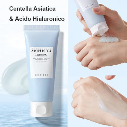 SKIN1004 Centella Hyalu-Cica Sleeping Pack – Mascarilla Nocturna Calmante con Ácido Hialurónico 100ml