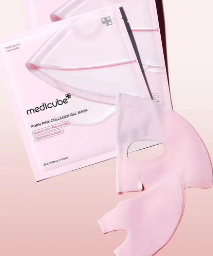 Medicube - Mascarilla en Gel de Colágeno Rosa con PDRN – Hidratación, Regeneración y Luminosidad