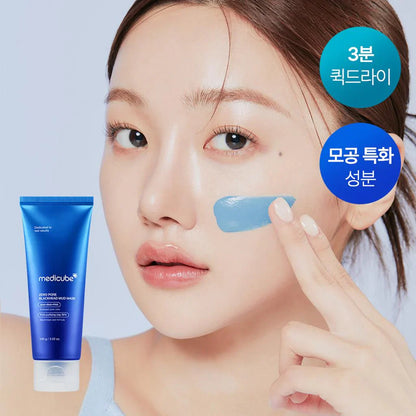 Medicube Zero Pore Mud Mask Mascarilla Facial de Arcilla Purificante, Limpieza Profunda y Control de Sebo