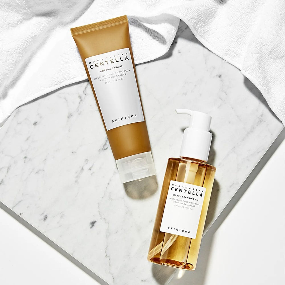 SKIN1004 Centella – Pack de Doble Limpieza Suave con Aceite + Espuma | Piel Sensible y Equilibrada